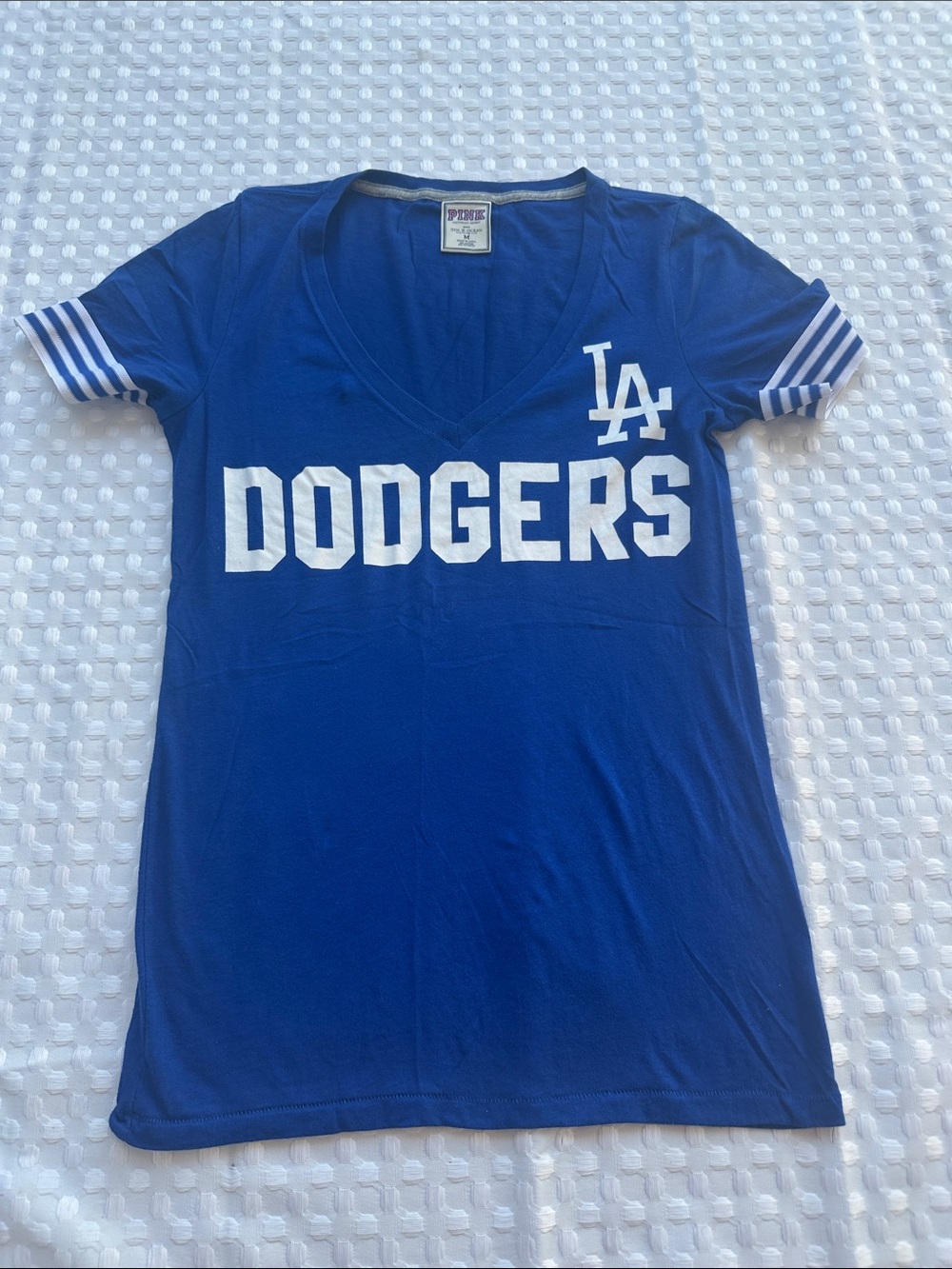 Pink Victorias Secret LA Dodgers Shirt Medium